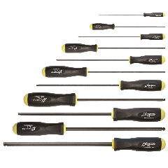 Ball End 11pc SAE Screwdriver Set 5/64-3/8 in. Long Shaft (10737) (BSX11L)