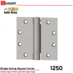 Hager 1250 4 x 4 US4 Full Mortise Hinge Stock No 008003