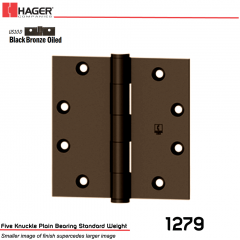 Hager 1279 4 x 4 US10D Full Mortise Hinge Stock No 035190