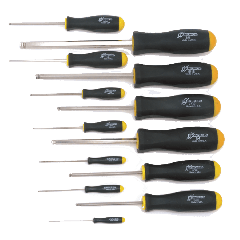 Ball End 13pc SAE Screwdriver Set .050-3/8 in. Chrome Finish (16637) (BSX13B)