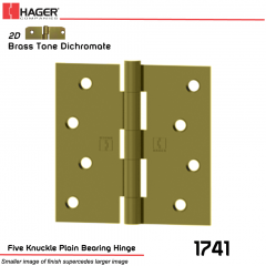 Hager 1741 US2D Full Mortise Hinge Stock No 029641