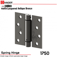 Hager 1750 US10R Full Mortise Hinge Stock No 170020