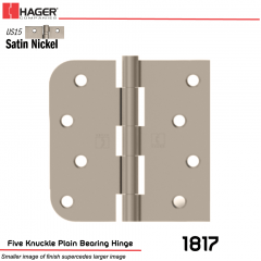 Hager 1817 US15 Full Mortise Hinge Stock No 070459