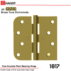 Hager 1817 US2D Full Mortise Hinge Stock No 070403