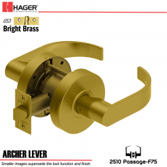 Hager 2510 Archer Lever US3 Door Lock Stock No 167418