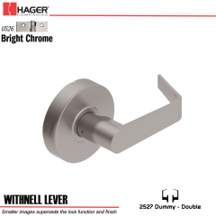 Hager 2527 Withnell Lever US26 Door Lock Stock No 176364