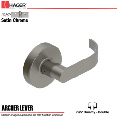 Hager 2527 Archer Lever US26D Door Lock Stock No 131690