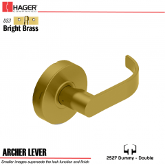 Hager 2527 Archer Lever US3 Door Lock Stock No 131692