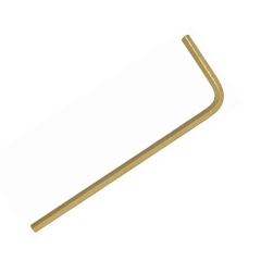 2.5mm Hex End Short Arm L-Wrench 28254 ( 50 Pack ) Gold Finish, 28254