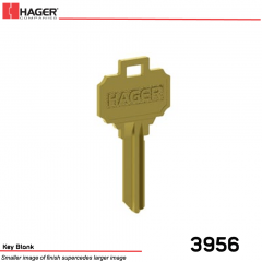 3956 Key Blank 6-Pin  Schlage C Keyway Stock No 096174