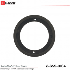 Hager Weather Ring for 6 in. Round Actuator Stock No 162701