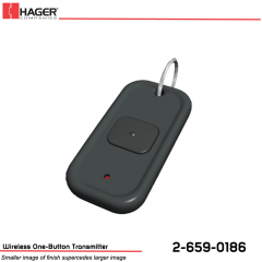 Hager Wireless One-Button Transmitter Stock No 162729