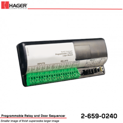 Hager Programmable Relay and Door Sequencer Stock No 162730