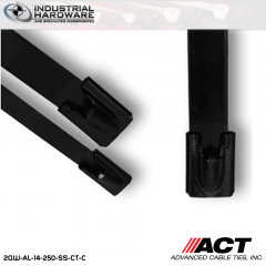 ACT AL-14-250-SS-CT-C 14 in. Stainless Steel Coated Cable Tie 1000 pcs/case