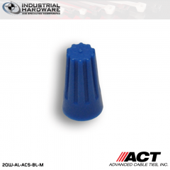 ACT AL-ACS-BL-M Blue Standard Wire Connector 10000 Pcs/Case