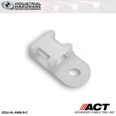 ACT AL-AM6-9-C Nylon Anchor Mount Natural #6 Screw 1000 Pcs/Case