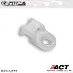 ACT AL-AM8-9-C Nylon Anchor Mount Natural #8 Screw 1000 Pcs/Case