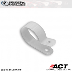 ACT AL-CCL2-375-9-C 3/8 in. Heavy Duty Natural Cable Clamps 2500 pcs