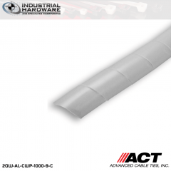 ACT AL-CWP-1000-9-C 1 in. Polyethylene Natural Cable Wrap 100 ft