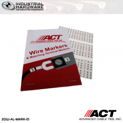 ACT  AL-MARK-01 Wire Marker Label Book Numbers 0-9