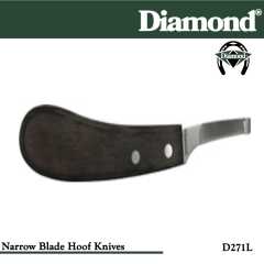 31-D271L, Diamond Catalog Number D271L, Diamond Farrier D271L Hoof Knife Narrow Left