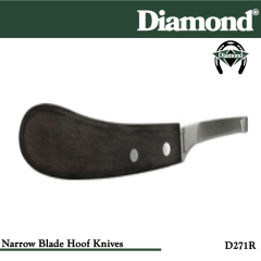 31-D271R, Diamond Catalog Number D271R, Diamond Farrier D271R Hoof Knife Narrow Right