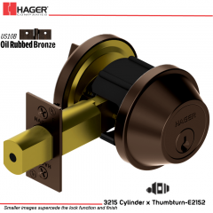 Hager 3215 US10B Deadlock Stock no 136222