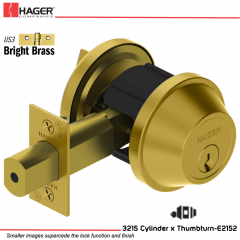 Hager 3215 US3 Deadlock Stock no 036969