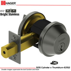 Hager 3215 US32 Deadlock Stock no 012656