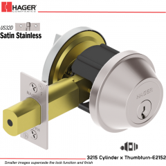 Hager 3215 US32D Deadlock Stock no 031595