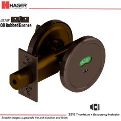 Hager 3216 US10B Deadlock Stock no 143040