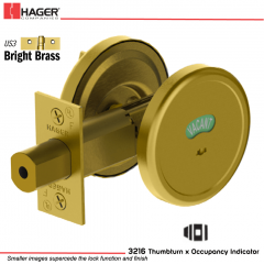 Hager 3216 US3 Deadlock Stock no 143037