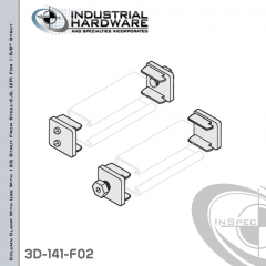 Column Clamp With Use With 12G Strut From Steel-E.G. (ZP) For 1-5/8 in. Strut