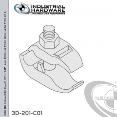 Parallel Clamp From Stainless Type 316 For 3/4 in. Pipe