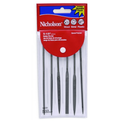 Nicholson File #42030L 6pc Hobby File Set