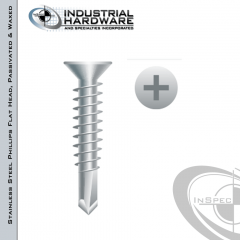 4F106, stainless steel screws, 10-16 x 1-1/2 stainless steel fasteners