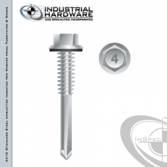 4HA53, stainless steel screws, 12-24 x 2 stainless steel fasteners