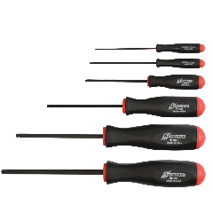 Ball End with Prohold Tip 6pc Metric Screwdriver Set 1.5-5mm (74686) (PBSX6M)