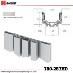 Hager 780-257HD CLR Full Surface Leaf Hinge Stock No 081899