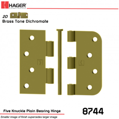 Hager 8744 US2D Full Mortise Hinge Stock No 029630