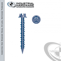 CH464, concrete screws, 1/4 x 4 concrete fasteners