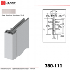 Hager 780-111 CLR Concealed Leaf Hinge Stock No 184031