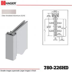 Hager 780-226HD CLR Concealed Leaf Hinge Stock No 184024