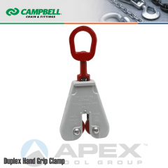 Campbell #6421802 Duplex Hand Grip Clamps - 0 to 5/16 in. Grip Range - With Eye Nut Handle