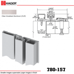 Hager 780-157 CLR Full Surface Leaf Hinge Stock No 070910