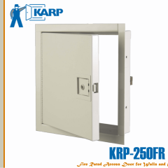 2F-NKRPP3636,  KRP-250FR 36" x 36" with paddle latch with keyed cylinder (standard) fire rated access door, NKRPP