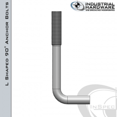 Fig.121 Plain L-Shaped Anchor Bolt 1/2-13 in. x 6 in.