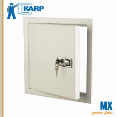 2F-MX3022-RCNL-B,Karp MX 30 in. x 22 in. Exterior Wall Access Door-Best Rim Cylinder With Night Latch,INSULATED EXTERIOR ACCESS DOOR