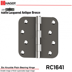 Hager 1641 US10R Full Mortise Hinge Stock No 042115