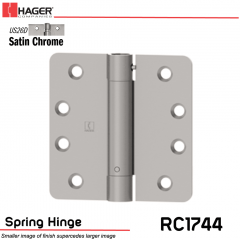 Hager 1744 US26D Full Mortise Hinge Stock No 169911